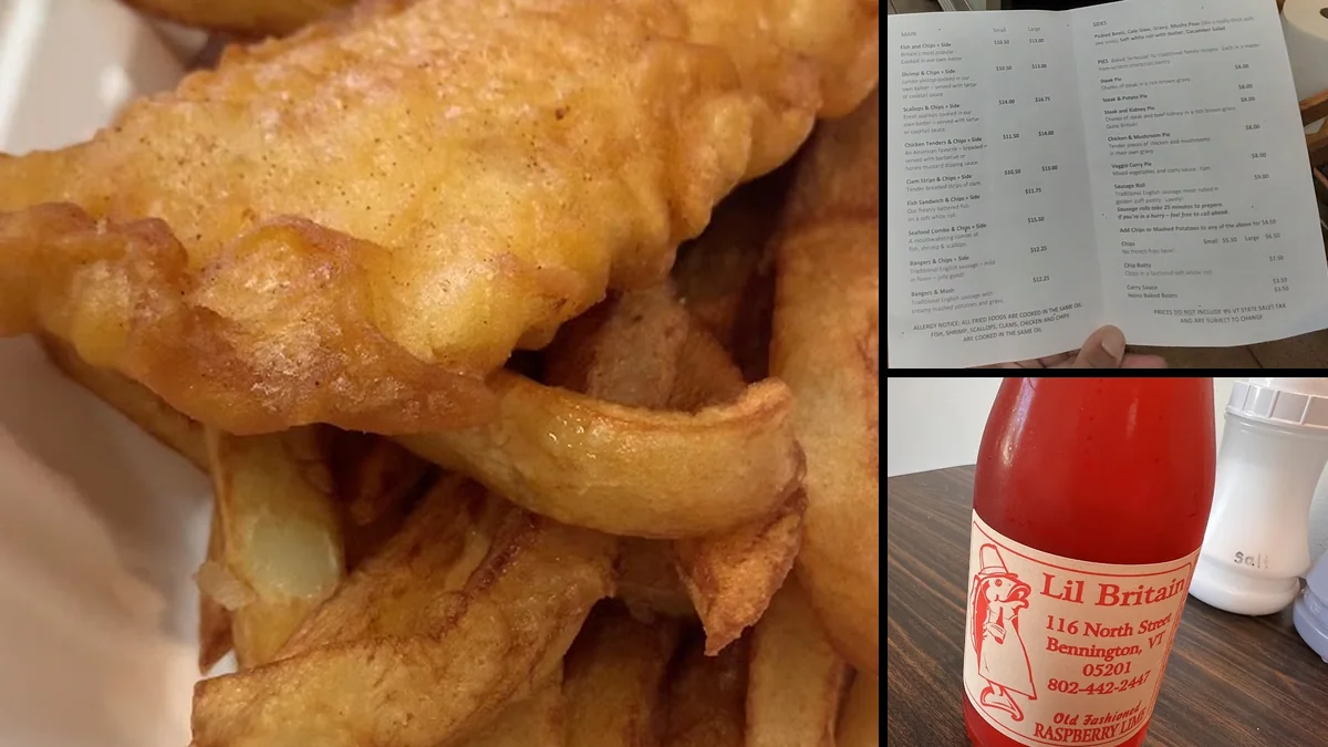 Comfort food served for lunch and dinner.