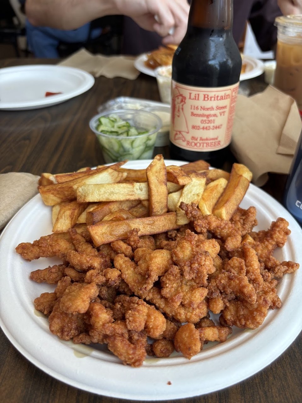 Clam Strips and Chips Side